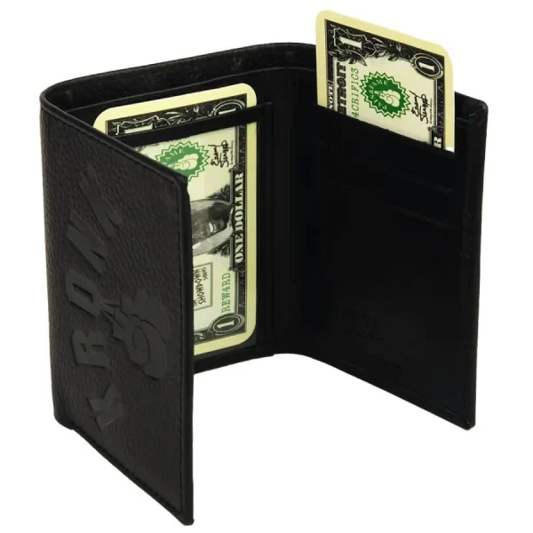 kronk black leather tri fold m 0 1753347307 - BOXFITTUK